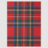 Koninklijke Stewart Rood Schotse Plaid Tissuepapier (Voorkant)