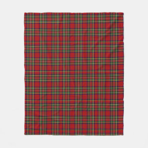 Koninklijke Stewart Rood Tartan Plaid Fleece Deken