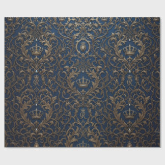 koninklijke stijl patroon cadeaupapier