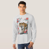 Koninklijke Tijger Bloem T-shirt (Voorkant volledig)