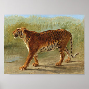 Koninklijke Tijger Mars (door Rosa Bonheur) Poster