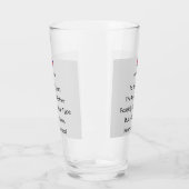Koninklijke Toast Funny Novelt Glas  (Links)