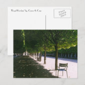 Koninklijke tuinen briefkaart (Voorkant / Achterkant)