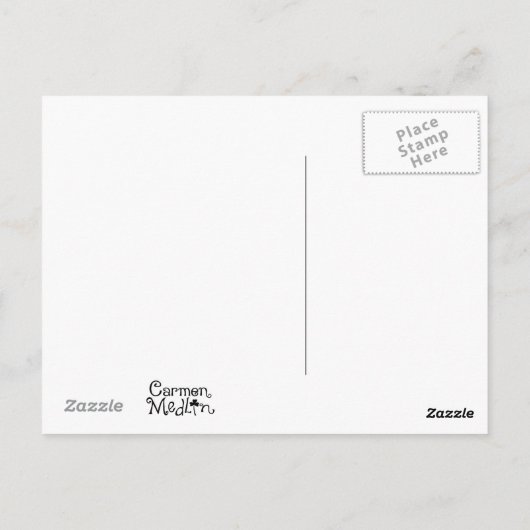 Koninklijke Tutor - Princess Rabbit Art Briefkaart (Achterkant)