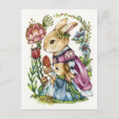 Koninklijke Tutor - Princess Rabbit Art Briefkaart (Voorkant)