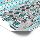 Koninklijke typemachine poster (Hoek)