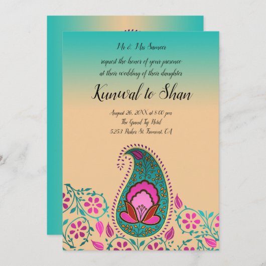 Koninklijke Uitnodiging 2 (Voorkant / Achterkant)