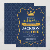 Koninklijke uitnodiging van de Birthday Party (Voorkant / Achterkant)