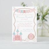 Koninklijke uitnodiging van prinses Birthday (Staand voorkant)