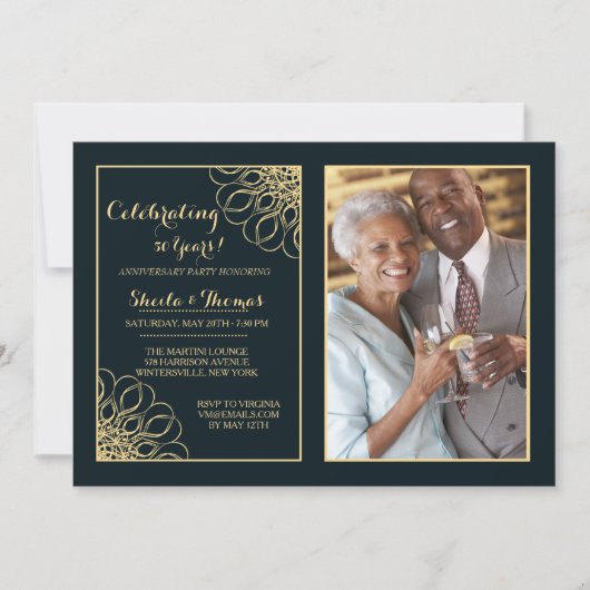 Koninklijke Uitnodiging voor Jubileum Foto's (Voorkant)