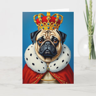 Koninklijke Vaderdagkaart voor huisdieren Kaart