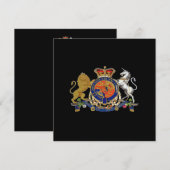 Koninklijke van het Embleem ~- Uitnodigingen (Voorkant / Achterkant)