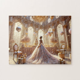 Koninklijke Verjaardag Prinses Elegante Sprookjesf Legpuzzel