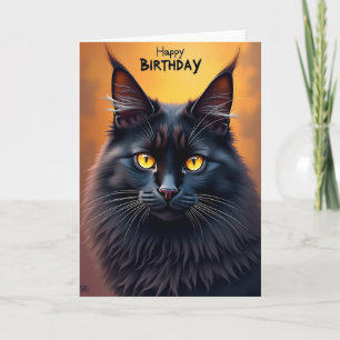 Koninklijke Verjaardagskaart voor Katten Kaart