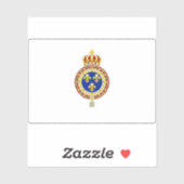 Koninklijke vlag van Frankrijk (Bourbon Restoratio Sticker (Vel)