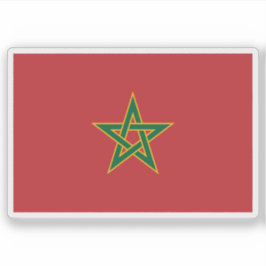 Koninklijke vlag van Marokko Sticker