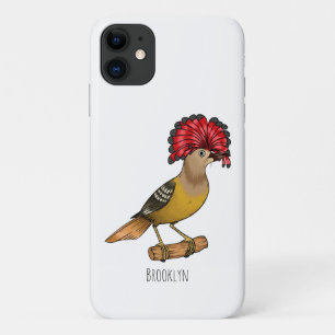 Koninklijke vliegenvanger vogel cartoon illustrati Case-Mate iPhone case