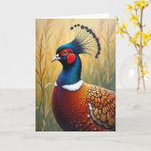 Koninklijke Vogels Vaderdag Kaart (Gele Bloem)