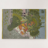 Koninklijke vrouwen voeden met  Indische kunst Legpuzzel (Horizontaal)