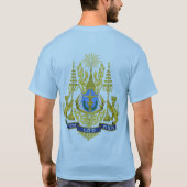 Koninklijke Wapens van Cambodja - Khmer T-shirt (Achterkant)