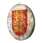Koninklijke Wapens van Engeland Dartbord (Voorkant Rechts)