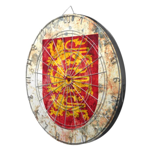 Koninklijke Wapens van Engeland Dartbord (Voorkant Rechts)