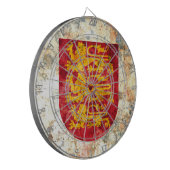 Koninklijke Wapens van Engeland Dartbord (Voorkant Links)