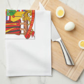 Koninklijke wapenstilstand in Hawaii Theedoek (Quarter Fold)