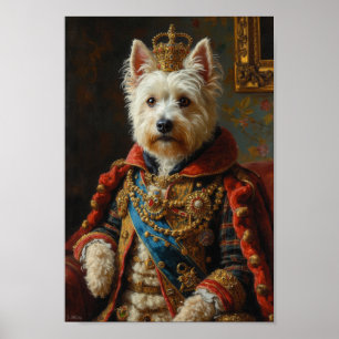 Koninklijke West Highland White Terrier Portret Poster