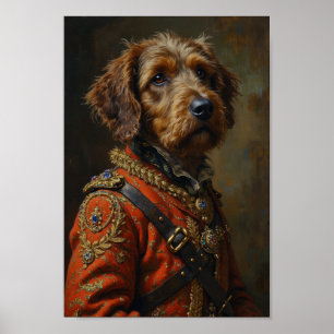 Koninklijke Wirehaired Pointing Griffon Portret Poster