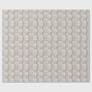 Koninklijke witte marmeren steen & goud ader patro cadeaupapier