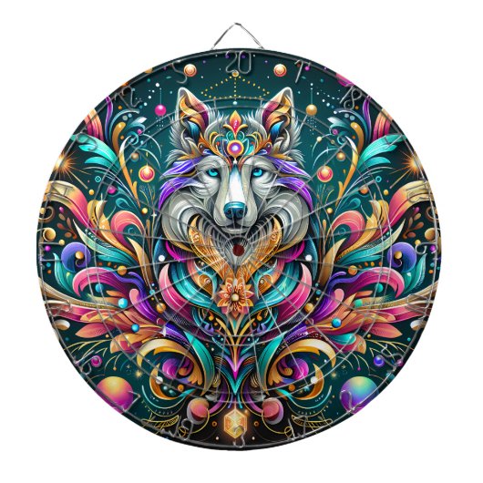 Koninklijke Wolf Dartbord (Voorkant)