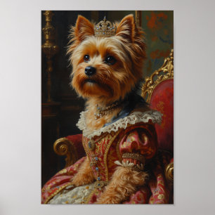Koninklijke Yorkshire Terrier Portret Poster