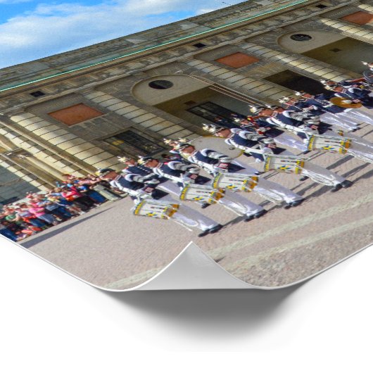 Koninklijke Zweedse Legergroep, Stockholm, Zweden Poster (Hoek)