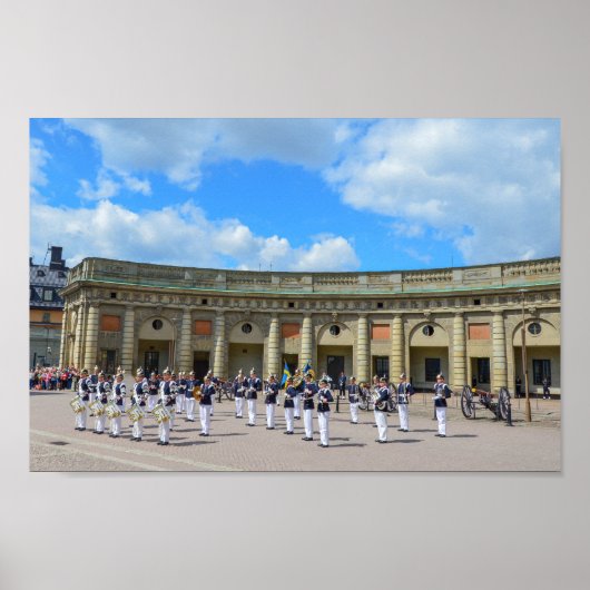 Koninklijke Zweedse Legergroep, Stockholm, Zweden Poster (Voorkant)