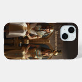 Koninklijkheid van het oude Egypte Koning & Koning Case-Mate iPhone Case (Achterkant (horizontaal))
