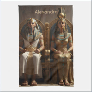 Koninklijkheid van het oude Egypte Koning & Koning Theedoek