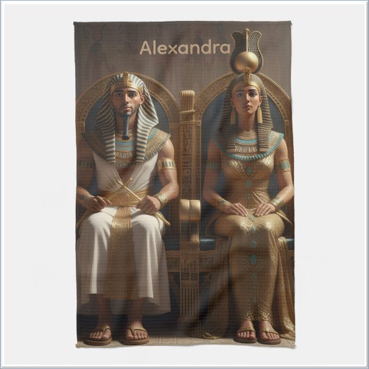 Koninklijkheid van het oude Egypte Koning & Koning Theedoek