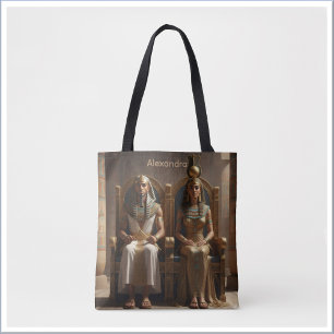 Koninklijkheid van oude Egyptische koning & koning Tote Bag