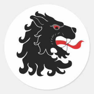 Koninkrijk An Tir Populace Badge Ronde Sticker