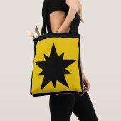 Koninkrijk Ansteorra Populace Badge Tote Bag (Dichtbij)