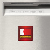 Koninkrijk Bahreinse vlag Magneet (Insitu (Vaatwasser))