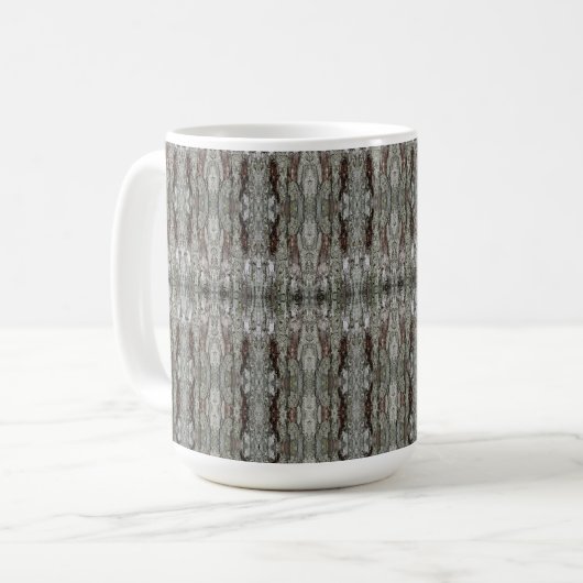 Koninkrijk Boomstam Patroon Koffiemok (Voorkant links)