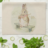 KONINKRIJK, BUNNY SEPIA PASTEL KITCHEN TOWEL THEEDOEK (Gevouwen)