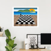Koninkrijk Chess Poster (Thuiskantoor)