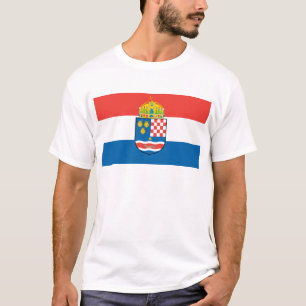 Koninkrijk Dalmatia Kroatië en Slavonia-vlag T-shirt