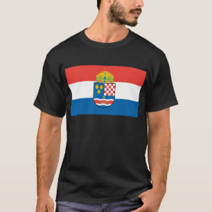 Koninkrijk Dalmatia Kroatië en Slavonia-vlag T-shirt