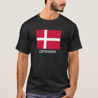 Koninkrijk Denemarken vlag T-shirt
