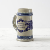 Koninkrijk der Nederlanden Beer Stein Bierpul (Voorkant links)