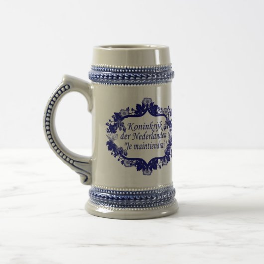 Koninkrijk der Nederlanden Beer Stein Bierpul (Links)